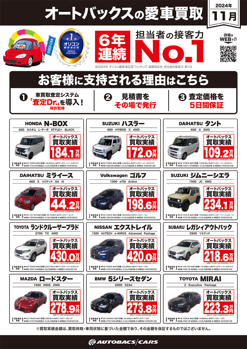 オートバックスの愛車買取