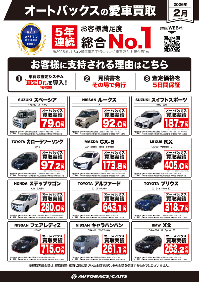 オートバックスの愛車買取